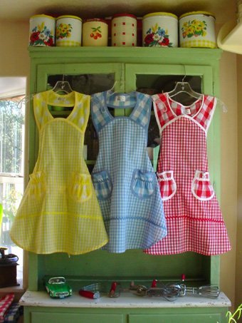 Gingham aprons