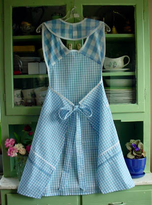 1940 Back blue gingham