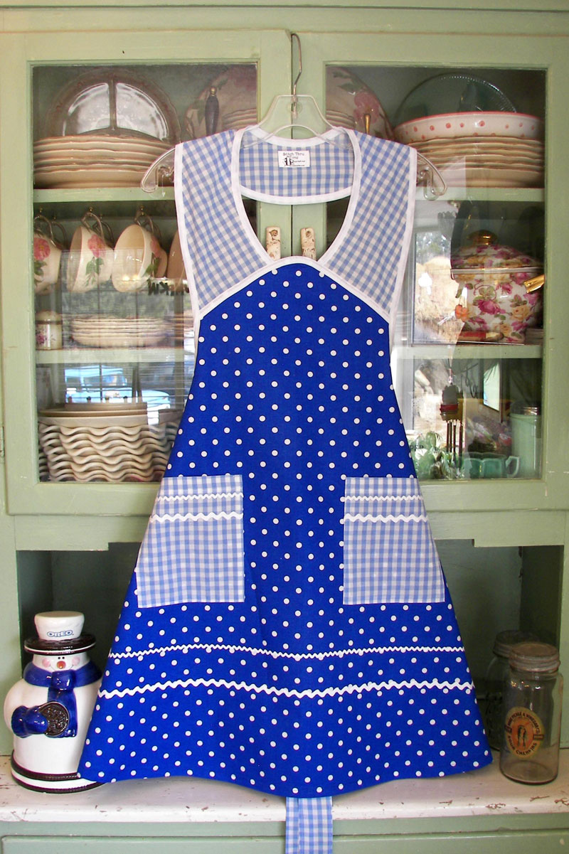 Sky blue blue gingham