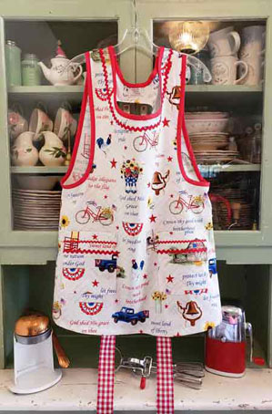 Grandma apron Land of liberty