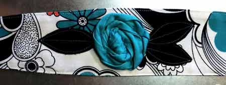 Wild Blue Vintage Hair Wrap