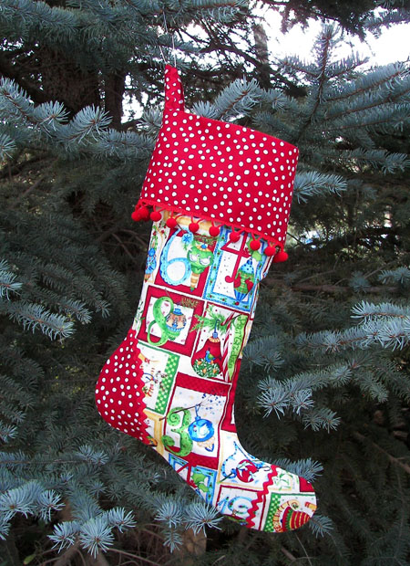 Countdown Calandar Christmas Stocking