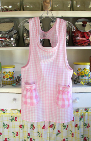 Grandma pink gingham